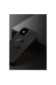 Apple İphone 12 Mini Kılıf Range Yüzüklü Silikon - Siyah