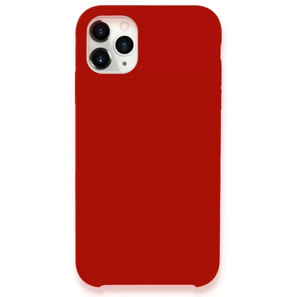Apple İphone 11 Pro Max Kılıf Lansman Legant Silikon - Kırmızı