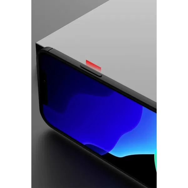Apple İphone 12 Kılıf Range Yüzüklü Silikon - Kırmızı