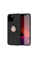 Apple İphone 12 Pro Max Kılıf Range Yüzüklü Silikon - Siyah-gold