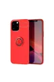 Apple İphone 12 Pro Max Kılıf Range Yüzüklü Silikon - Kırmızı