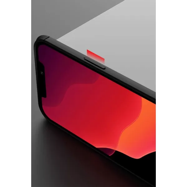 Apple İphone 12 Pro Max Kılıf Range Yüzüklü Silikon - Kırmızı