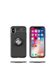 Apple İphone Xs Max Kılıf Range Yüzüklü Silikon - Siyah