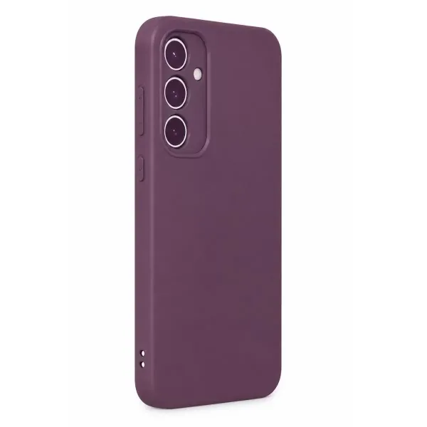 Samsung Galaxy A35 5g Kılıf First Silikon - Mürdüm
