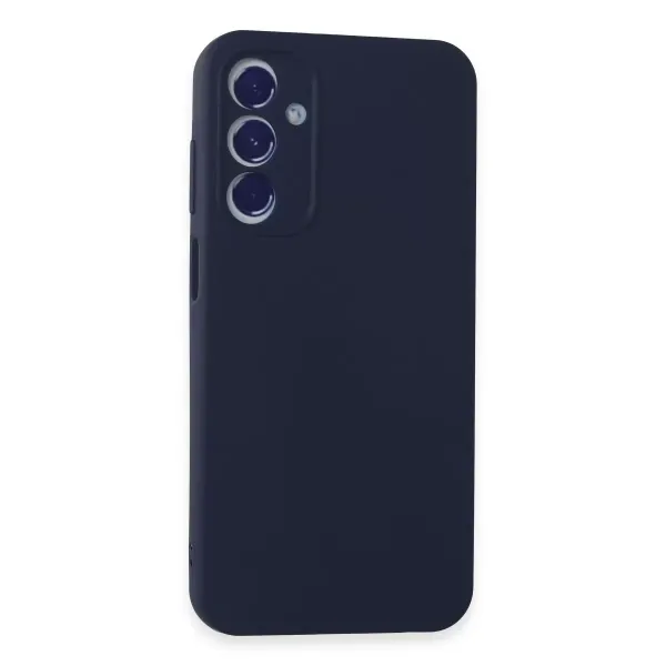 Samsung Galaxy A55 5g Kılıf First Silikon - Lacivert