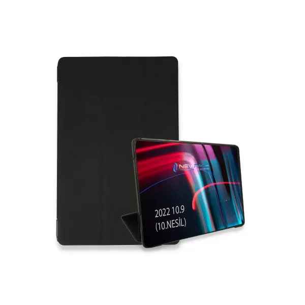 Apple İpad 2022 10.9 (10.nesil) Kılıf Tablet Smart Kılıf - Siyah