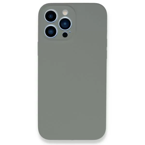 Apple İphone 13 Pro Max Kılıf Lansman Legant Silikon - Gri