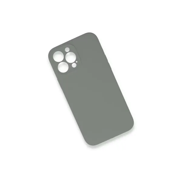 Apple İphone 13 Pro Max Kılıf Lansman Legant Silikon - Gri