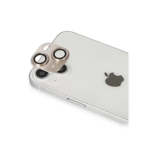 Apple İphone 13 Pers Alüminyum Kamera Lens - Gold