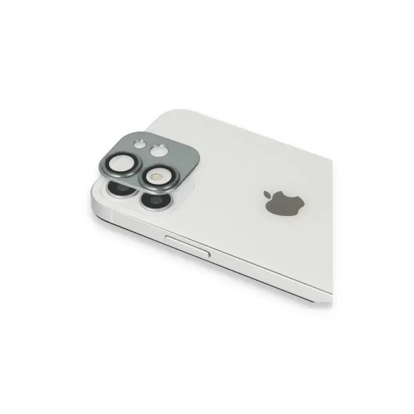Apple İphone 11 Pers Alüminyum Kamera Lens - Yeşil