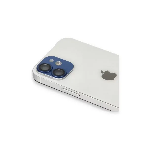 Apple İphone 11 Pers Alüminyum Kamera Lens - Lacivert
