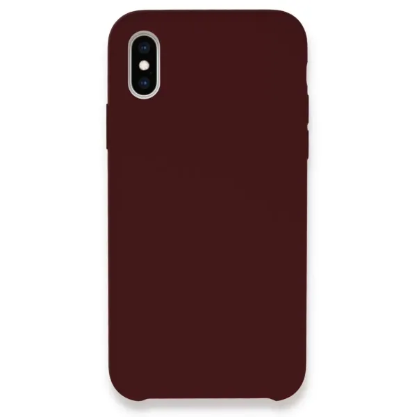 Apple İphone Xs Max Kılıf Lansman Legant Silikon - Bordo