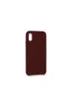 Apple İphone Xs Max Kılıf Lansman Legant Silikon - Bordo