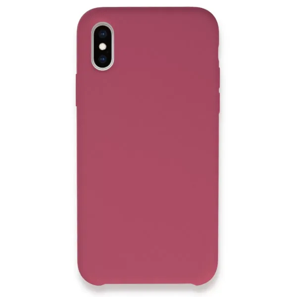 Apple İphone Xs Max Kılıf Lansman Legant Silikon - Fuşya