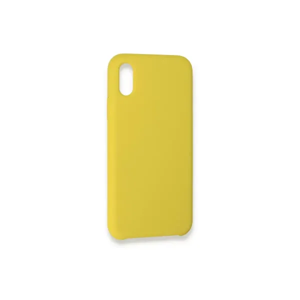 Apple İphone Xs Max Kılıf Lansman Legant Silikon - Sarı