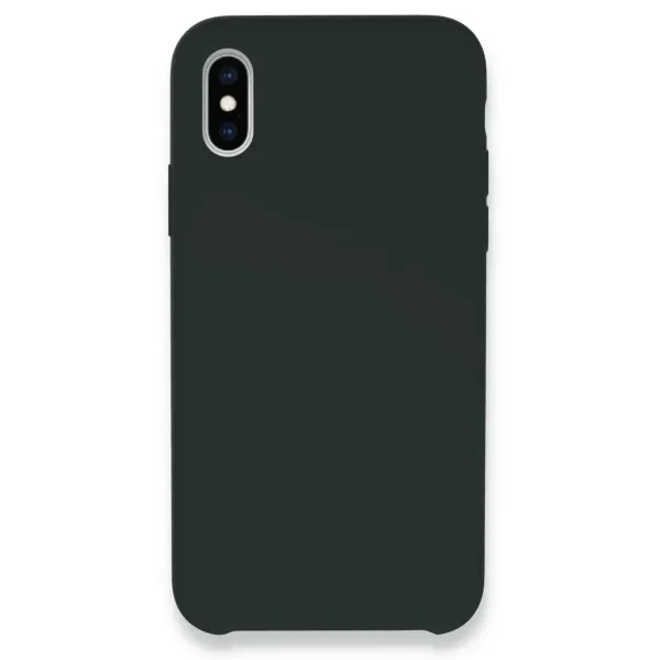Apple İphone Xs Max Kılıf Lansman Legant Silikon - Koyu Yeşil