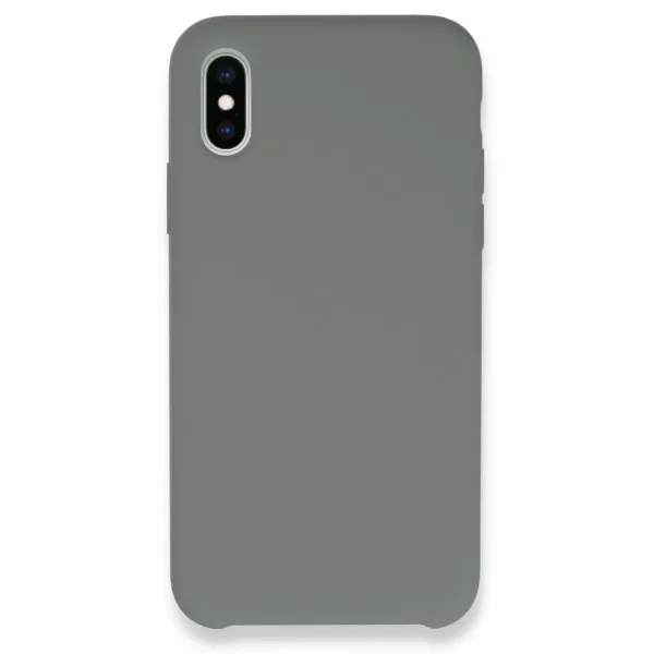 Apple İphone Xs Max Kılıf Lansman Legant Silikon - Gri