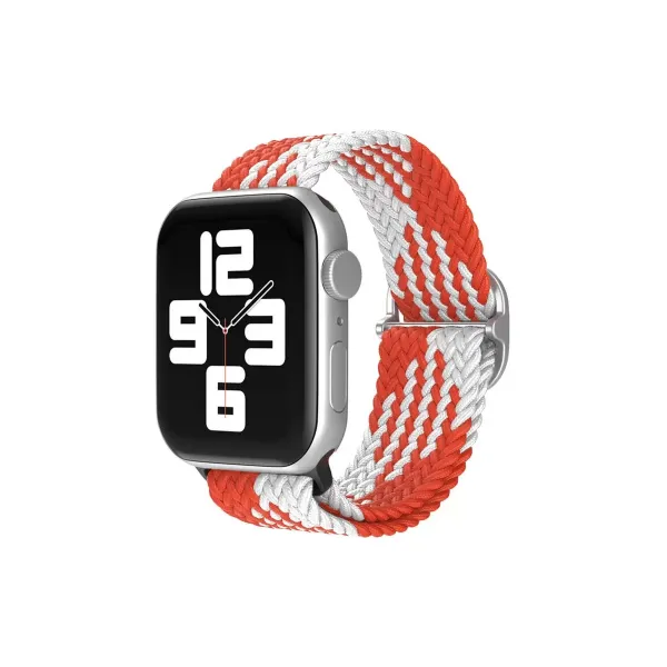 Apple Watch 42mm  Kordon - Beyaz-kırmızı