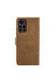 Xiaomi Redmi Note 11t Kılıf Trend S Plus Kapaklı Kılıf - Taba