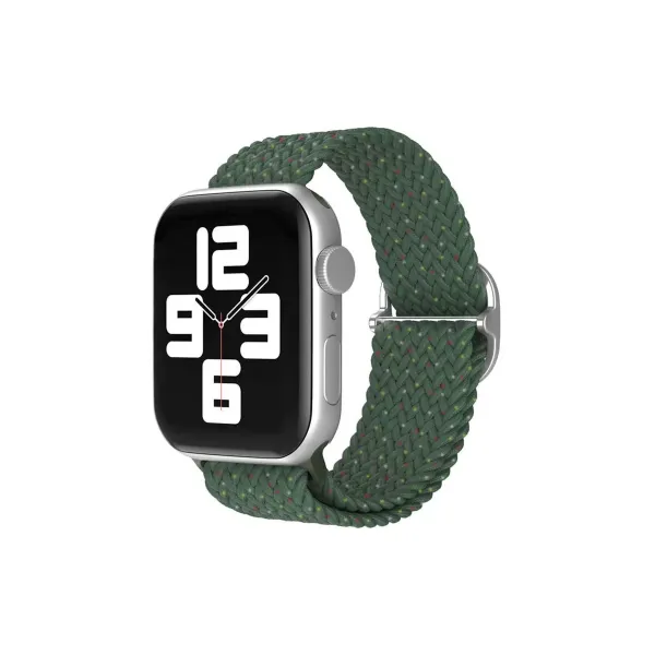 Apple Watch 42mm  Kordon - Benekli Koyu Yeşil