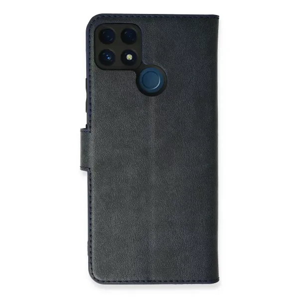 Realme C25 Kılıf Trend S Plus Kapaklı Kılıf - Lacivert