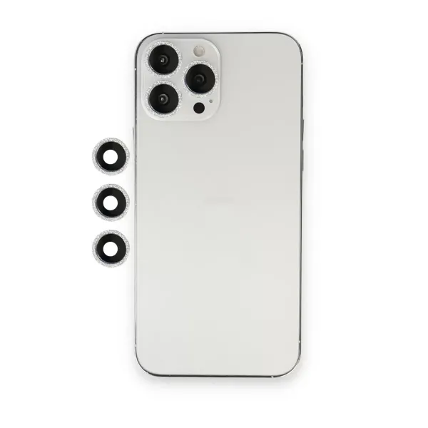 Apple İphone 12 Pro Shine Kamera Lens - Gümüş