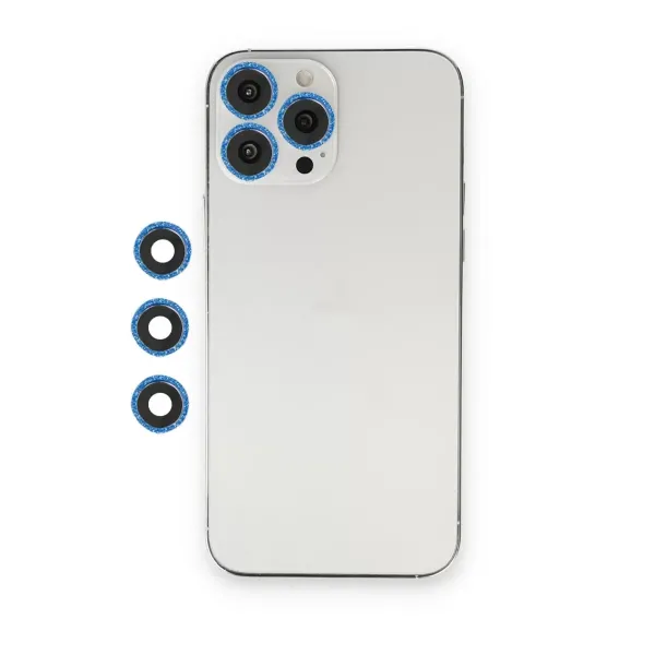 Apple İphone 12 Pro Shine Kamera Lens - Mavi