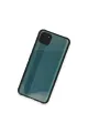 Realme C11 Kılıf Miami Şeffaf Silikon - Siyah