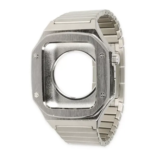 Apple Watch 44mm Kr409 Metal Kordon - Gümüş