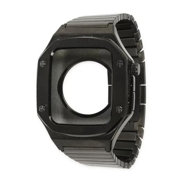 Apple Watch 45mm Kr409 Metal Kordon - Siyah