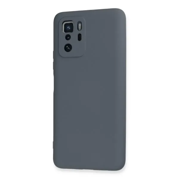 Xiaomi Poco X3 Gt Kılıf Nano İçi Kadife Silikon - Gri