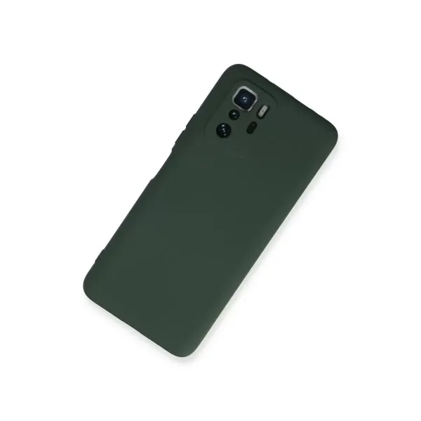 Xiaomi Poco X3 Gt Kılıf Nano İçi Kadife Silikon - Koyu Yeşil
