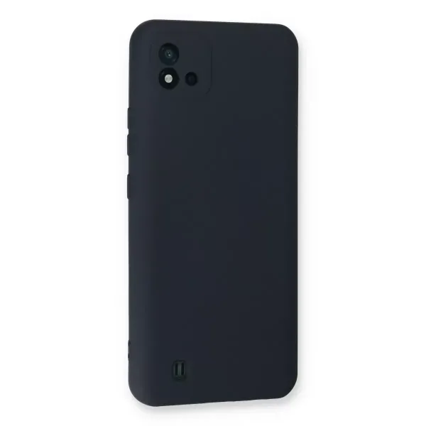 Realme C11 2021 Kılıf Nano İçi Kadife Silikon - Lacivert