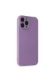 Apple İphone 13 Pro Kılıf Nano İçi Kadife Silikon - Koyu Lila