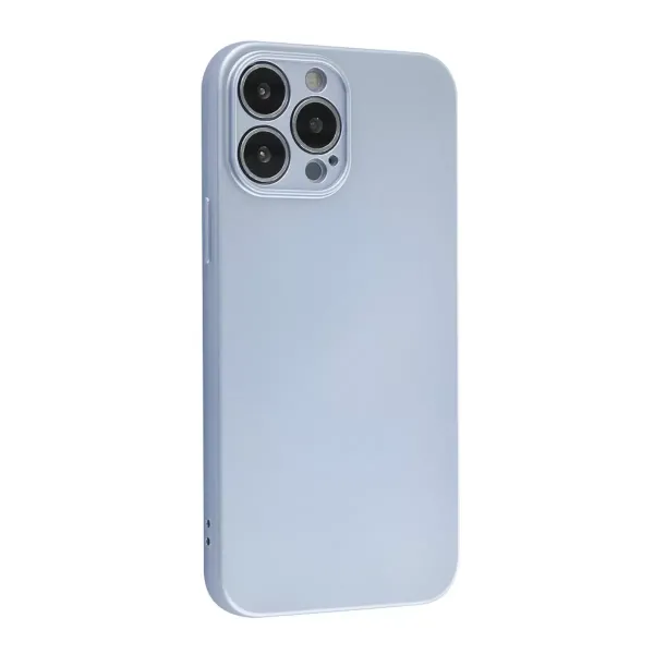 Apple İphone 13 Pro Max Kılıf Nano İçi Kadife Silikon - Sky Blue