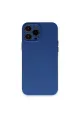 Apple İphone 13 Pro Max Kılıf Nano İçi Kadife Silikon - Lacivert