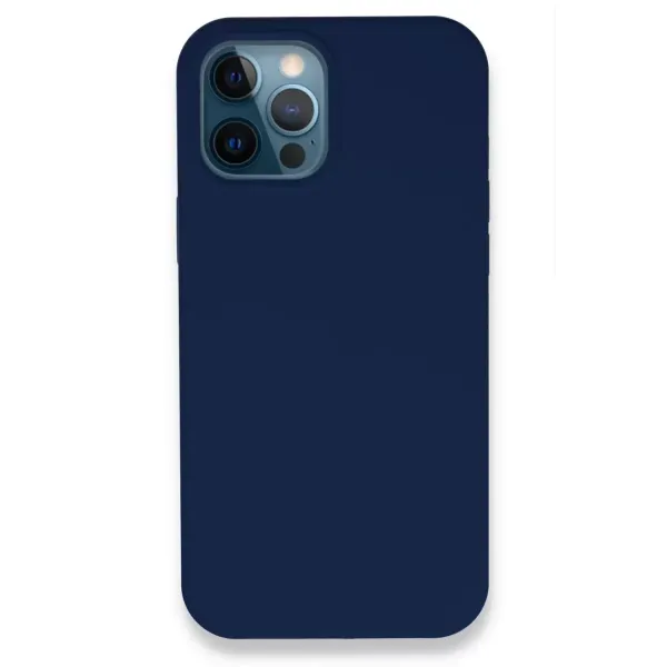 Apple İphone 12 Pro Kılıf Lansman Legant Silikon - Lacivert