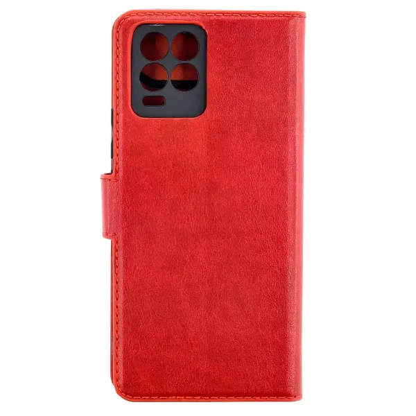 Realme 8 Pro Kılıf Trend S Plus Kapaklı Kılıf - Kırmızı