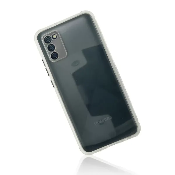 Samsung Galaxy A02s Kılıf Miami Şeffaf Silikon - Şeffaf