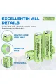 1800 Mah 1.2v Aa Ni-mh Şarj Edilebilir Pil 12 Adet