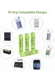 800 Mah 1.2v Aaa Ni-cd Şarj Edilebilir Pil 12 Adet