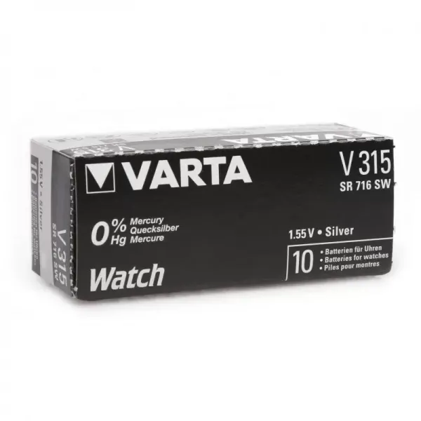 Renata 315 Sr716sw 1.55v Alkalin Saat Pili 10 Adet