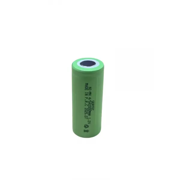 Sertec 1.2v 2000 Mah - 4/5a - Ni-mh Şarjlı Pil - (başsız / Flat Head)