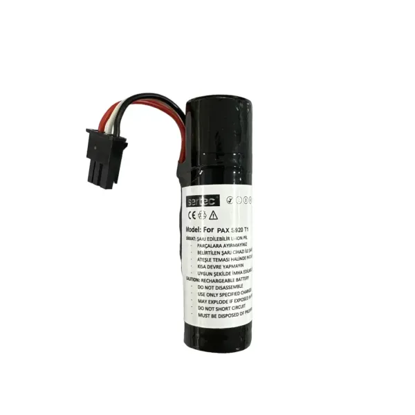 Sertec - Pax S920 Pos Uyumlu Batarya