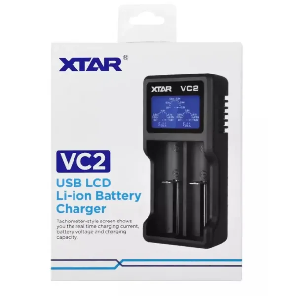Xtar Vc2 İkili Li-ion Pil Şarj Cihazı