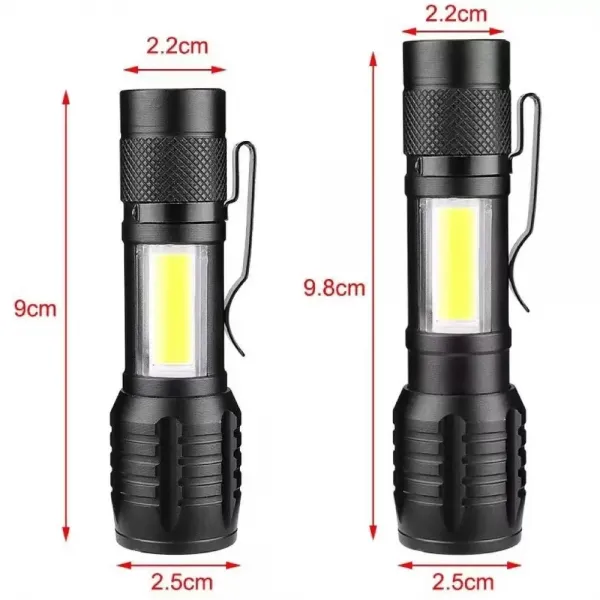 Wison Ws-5454 Cob Led Usb Şarjlı Mini El Feneri