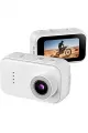 F2 2k 1080p Parmak Kamera 130° Geniş Açı Ips Ekranlı 25g Mini Taşınabilir Cep Kamerası Beyaz