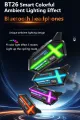 Bt26 Motosiklet Kask Kulaklık Bluetooth Rgb Işıklı 2 Eşleşme Özellikli 1000 Mah Intercom