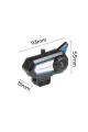 Bt31 Kask Kulaklık Bluetooth 5.0 Motosiklet Interkom Su Geçirmez Kablosuz Kulaklık