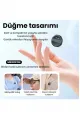2 Adet Profesyonel Kablosuz Yaka Mikrofonu Lighting Uyumlu Manyetik Klipsli